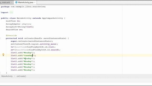 How to use Search View in Android Studio | Android Tutorial for Beginner смотреть онлайн