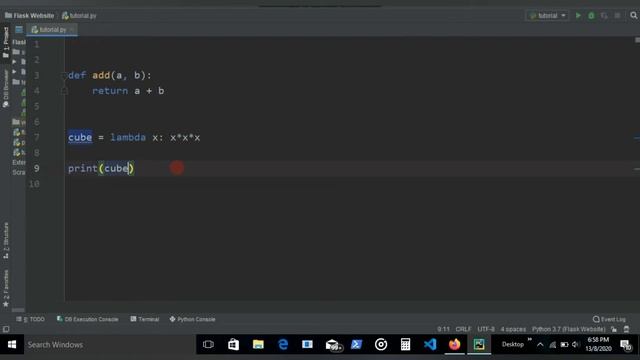 Python Tutorial 38 : Anonymous Function(lambda function) смотреть онлайн
