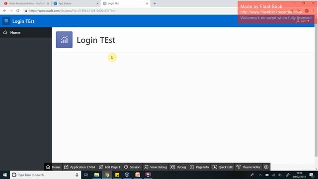 Login Authentications in Oracle Apex Hindi смотреть онлайн