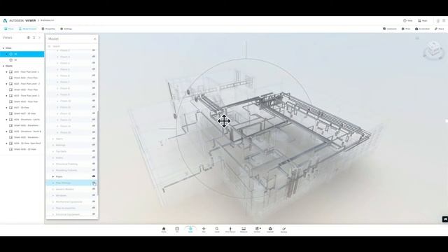 Autodesk viewer - how to navigate смотреть онлайн