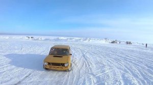 Зимний дрифт на Ваз 2101