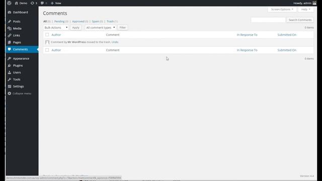 Wordpress tutorials - Managing Comments смотреть онлайн