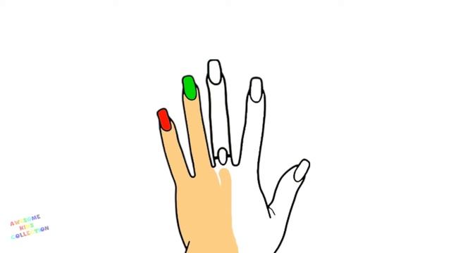 Learn Colors with Drawing Nails | Coloring Pages for Girls | Youtube Videos смотреть онлайн