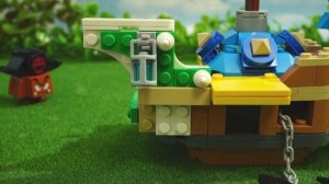 LEGO Super Mario stop motion anime !「LEGO SuperMario Larry's airships」レゴマリオ「レゴラリーの飛行船とクリボー」