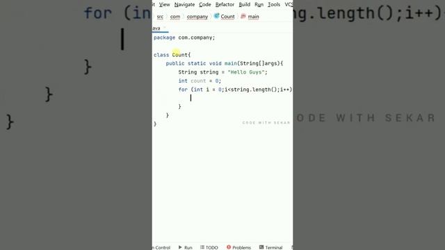 java program to count the total number of character in a string | java string program #java #coding смотреть онлайн