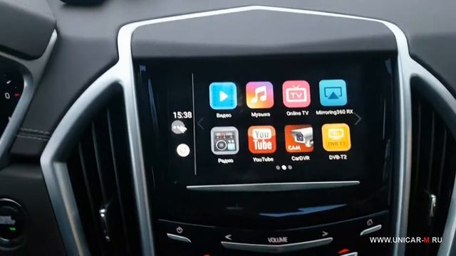 Cadillac SRX/Escalade CUE & Android Navigation Box ROiK 5.0.2 смотреть онлайн