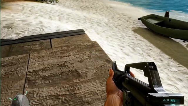 FarCrysis это модификация игры FarCry выпуска 2004 года на  движке Crytek