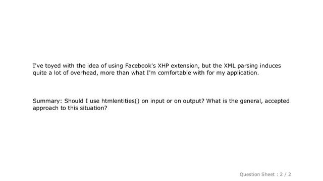 HTML : PHP htmlentities() on input vs on output смотреть онлайн