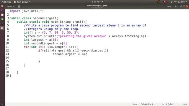 [Problem-3] Find Second Largest Number in given array in O(n) Time Complexity смотреть онлайн