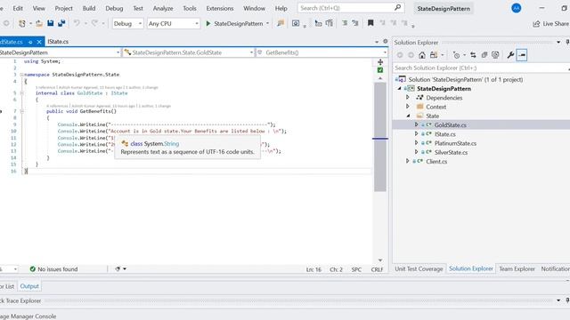 State Design Pattern in Hindi/Urdu смотреть онлайн