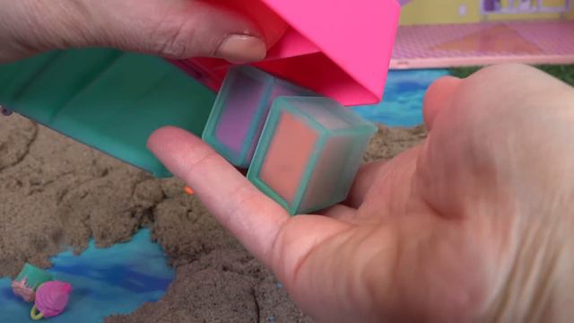 LOL Surprise Squish Sand Magic House Build With Dolls! DIY Crafts For Kids