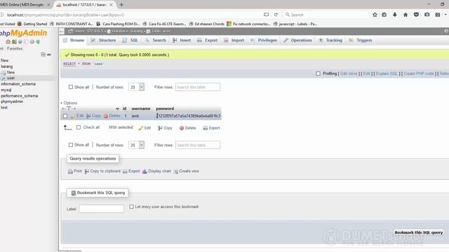 Cara Decrypt atau Menampilkan Password MD5 смотреть онлайн