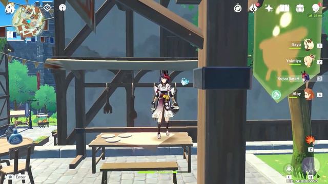 Rare footage of Kujou Sara trying to fly like a crow in game... | Genshin Impact смотреть онлайн