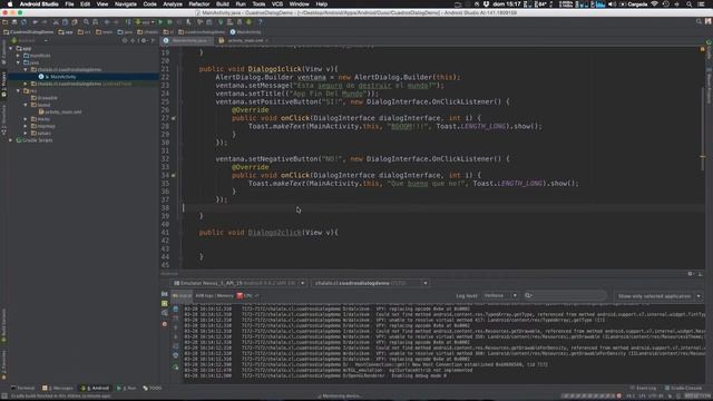 Como utilizar AlertDialog Builder en Android смотреть онлайн