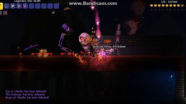 [Terraria] Star Wrath Vs 5 Bosses! (No buffs) смотреть онлайн