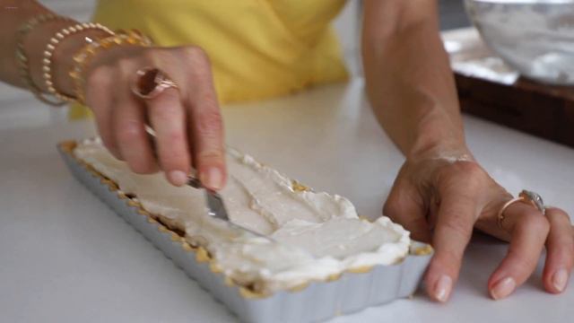 No Bake Lemon Tart Cake Recipe - Heghineh Cooking Show