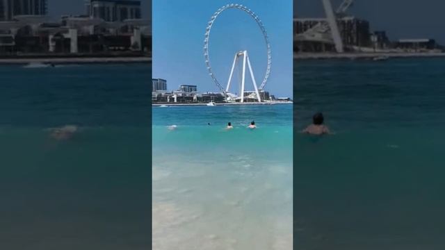 ?ОАЭ . Пляж Jumeirah Beach , Дубай #shorts #дубай #оаэ смотреть онлайн