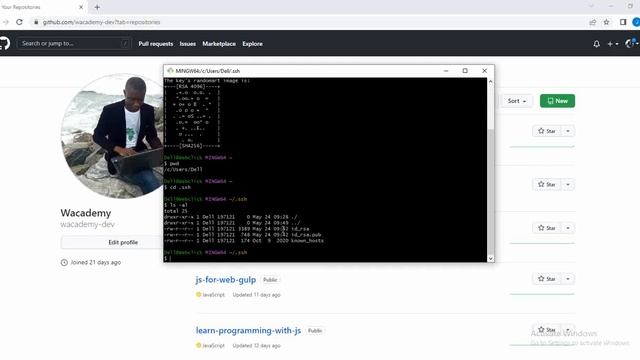 How to add SSH key to your local and remote repository смотреть онлайн