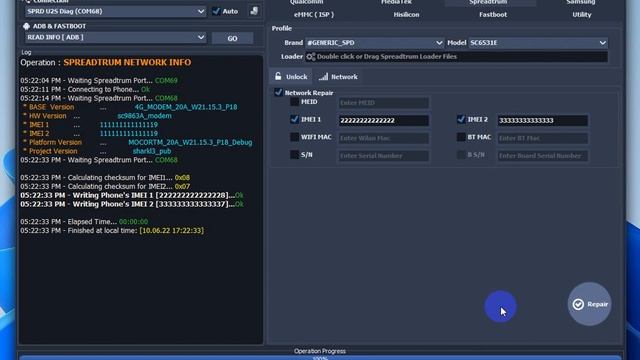 How to repair all Spreadtrum / Unisoc IMEI via Diag Mode смотреть онлайн