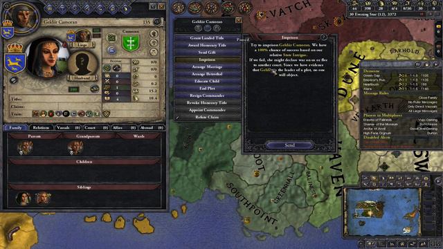 Crusader Kings II, Elder Kings Multiplayer - Bosmer #3 смотреть онлайн
