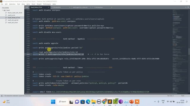 DevSecOps Hashicorp Vault - 5- Vault Authentication Methods - AppRole /Token /UserPass | Rahul King