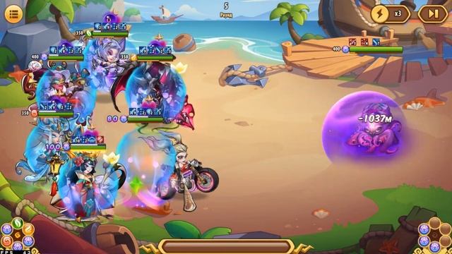 Idle Heroes - Звездная экспедиция День №2 x16 - x14 босс Новый рекорд 783 триллиона урона смотреть онлайн