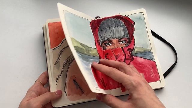 Обзор скетчбука Moleskine art для графики | sketchbook tour смотреть онлайн