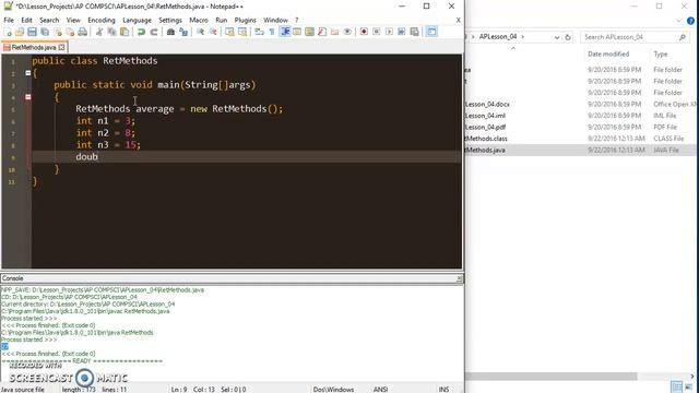 Return Methods Java смотреть онлайн