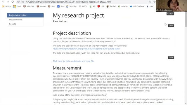 R Ladies STL: Reproducible Reports with Alex Knitter (Mar 21 2023) смотреть онлайн
