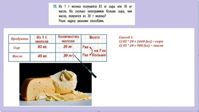 Страница 25 задание 75. Математика 4 класс 2 часть. Учебник смотреть онлайн