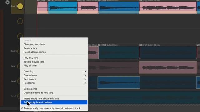 Track Lanes - Advanced - Part I in REAPER 7 RU смотреть онлайн