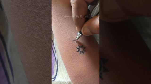 sun, star and moon tattoos | Tattoo Art By Rajan смотреть онлайн