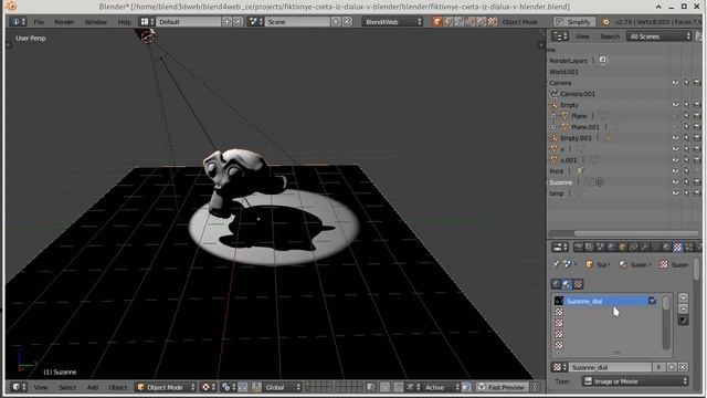 Fake colors from Dialux in Blender 3D WebGL смотреть онлайн