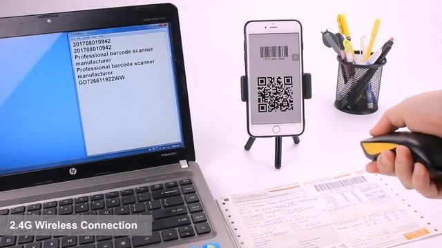 NETUM C750 Bluetooth 2D Barcode Scanner Pocket Wireless QR Reader for IOS Android Windows смотреть онлайн