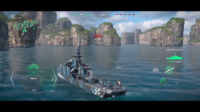MODERN WARSHIPS | ТОП Т1 | HMS TRENT (P224) 😎 смотреть онлайн