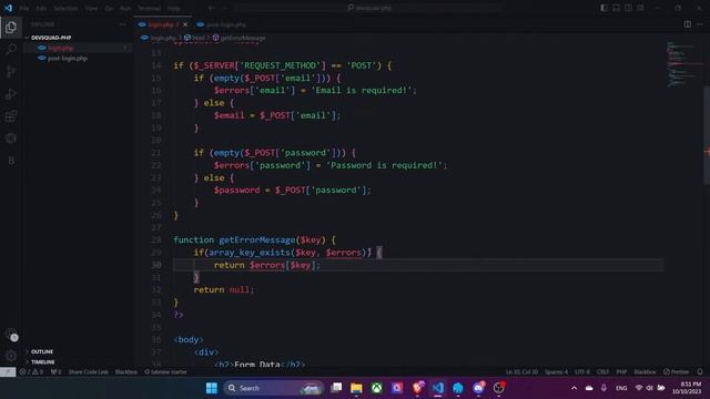 PHP Laravel 01 Class - B4: Form Handling & Validation смотреть онлайн