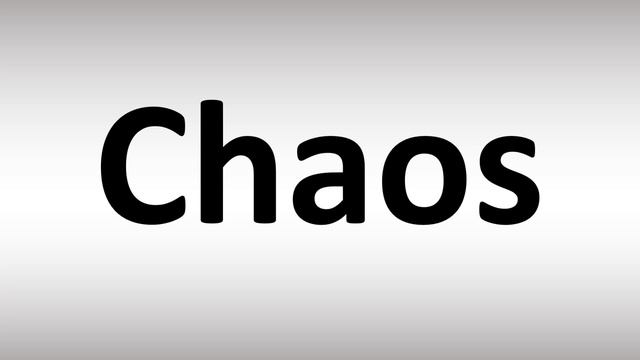How to Pronounce Chaos смотреть онлайн