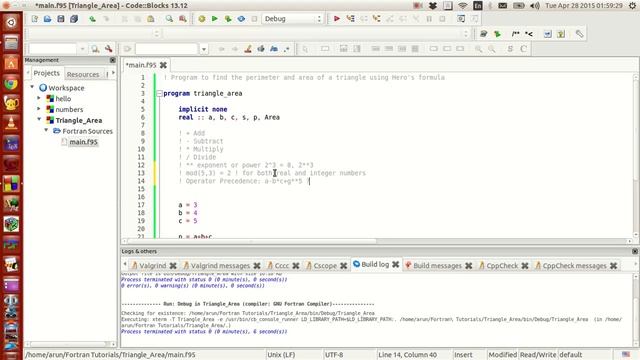 Fortran Programming Tutorials (Revised) : 006 : Fortran Operators and Operator Precedence смотреть онлайн