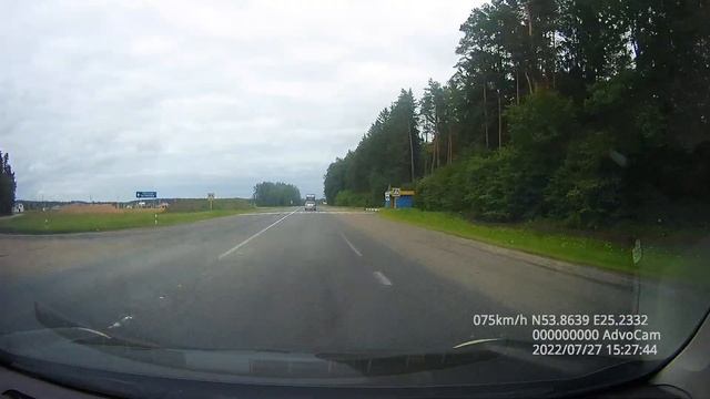 М-6/П 2 Подъезд к г. Лида от а-д М-6/Е 28 Прямое направление смотреть онлайн