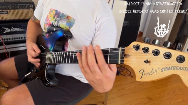 Fender Jim Root Stratocaster Quad Cortex Diezel Herbert смотреть онлайн