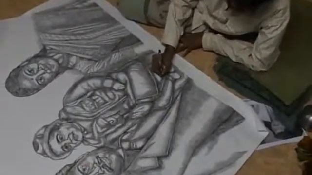 How to draw Pen Drawings of Portrait artwork смотреть онлайн