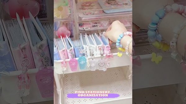 My Melody Sanrio haul💝pink desk organization    #cindyasmr