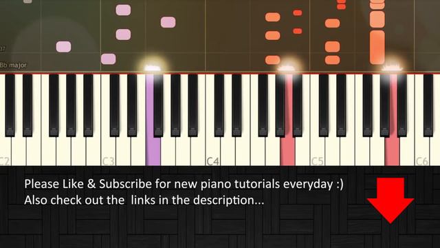 Hall Of Fame - The Script - Easy SLOW Piano Tutorial смотреть онлайн