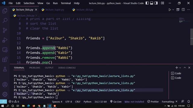 Python List and List Operations in Bangla смотреть онлайн