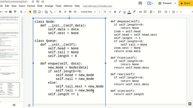 Queue Implementation Using Linked List | Linked List Basics | With Python Code | Data Structures смотреть онлайн