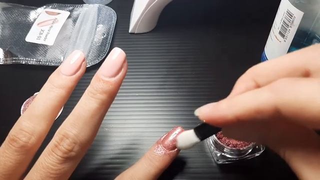 Зеркальная втирка для ногтей, маникюр дома #втирка, #гельлак, #маникюр смотреть онлайн