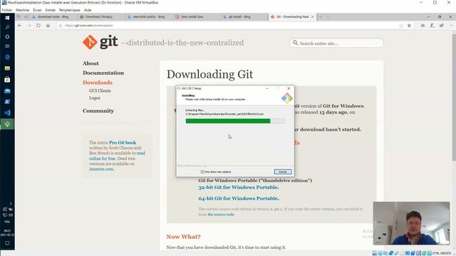 Installation de git sous Windows смотреть онлайн