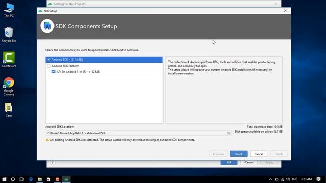 How to Download and install Android Studio for Windows 10 64 bit Version 4.1.1 | install in 2021 смотреть онлайн
