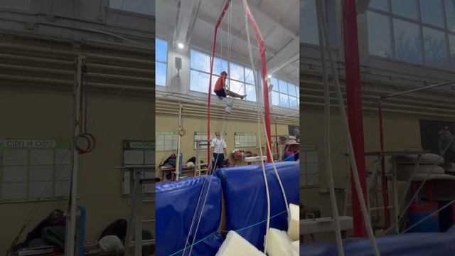 Тренировка гимнастов _ Горизонт на кольцах