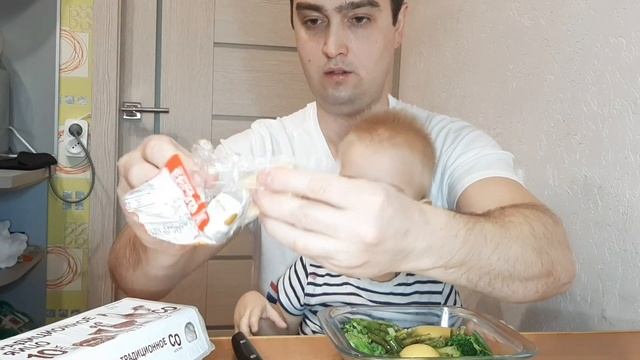 Даня и папа готовят полезный гарнир к котлеткам смотреть онлайн